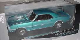 Chevrolet  - 1968 blue - 1:18 - Welly - 12556b - welly12556b | The Diecast Company