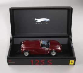 Ferrari  - 125 S 1947 red-brown - 1:18 - Hotwheels Elite - L7118 - hwmvL7118 | The Diecast Company