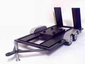 Trailer  - black/grey - 1:24 - Motor Max - 76001 - mmax76001 | The Diecast Company