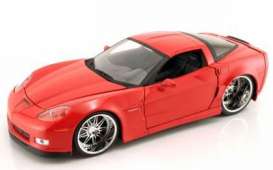 Corvette  - 2006 red - 1:24 - Jada Toys - 91183r - jada91183r | The Diecast Company