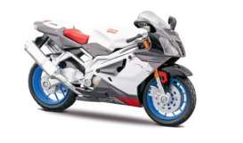 Aprilia  - RSV 1000R 2006 white/red/grey - 1:12 - Maisto - 31036w - mai31036w | The Diecast Company