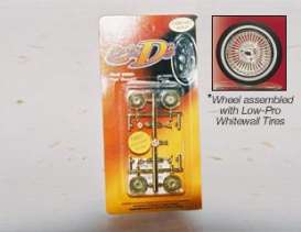 Rims & tires Wheels & tires - chrome - 1:25 - Hoppin Hydro - s0500 - hops0500 | The Diecast Company