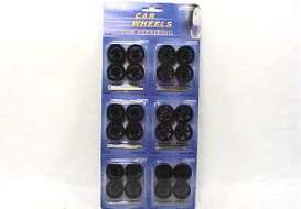 Rims & tires Wheels & tires - black - 1:24 - Wheels - 2003B - wheels2003Bbk | The Diecast Company