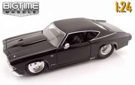 Chevrolet  - 1969 black - 1:24 - Jada Toys - 90340PD-bk - jada90340PD-bk | The Diecast Company