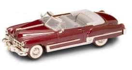 Cadillac  - 1949 burgundy - 1:43 - Lucky Diecast - 94223bg - ldc94223bg | The Diecast Company