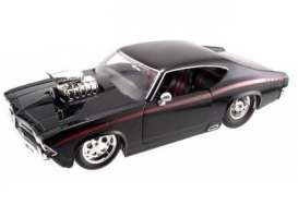Chevrolet  - 1969 black - 1:24 - Jada Toys - 91914bk - jada91914bk | The Diecast Company