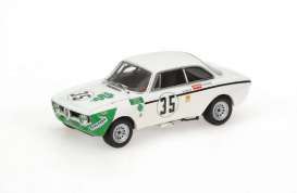 Alfa Romeo  - GTA 1300 1972 white - 1:43 - Minichamps - 436721235 - mc436721235 | The Diecast Company