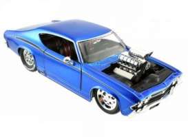 Chevrolet  - 1969 blue - 1:24 - Jada Toys - 91914b - jada91914b | The Diecast Company