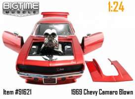 Chevrolet  - 1969 red - 1:24 - Jada Toys - 91621r - jada91621r | The Diecast Company