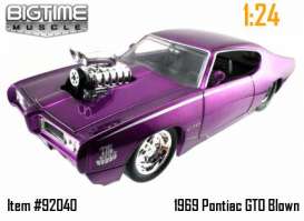 Pontiac  - 1969 purple - 1:24 - Jada Toys - 92040p - jada92040p | The Diecast Company