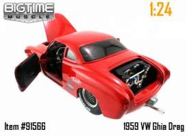 Volkswagen  - red - 1:24 - Jada Toys - 91566r - jada91566r | The Diecast Company