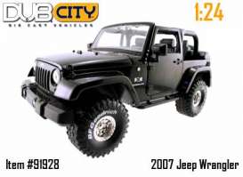 Jeep  - 2007 black - 1:24 - Jada Toys - 91928bk - jada91928bk | The Diecast Company
