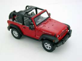 Jeep  - 2007 red - 1:24 - Welly - 22489Cr - welly22489Cr | The Diecast Company