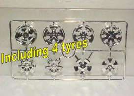 Rims & tires Wheels & tires - chrome - 1:18 - Wheels - 2006ch - wheels2006ch | The Diecast Company