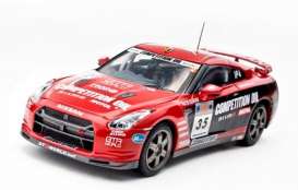 Nissan  - Nismo GT-R (R35) #35 2008 red/black - 1:43 - Kyosho - 3743A - kyo3743A | The Diecast Company