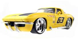 Chevrolet  - 1963 yellow - 1:24 - Jada Toys - 96211y - jada96211y | The Diecast Company