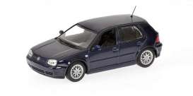 Volkswagen  - 1997 metallic blue - 1:43 - Minichamps - 430056062 - mc430056062 | The Diecast Company