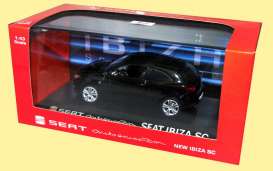 Seat  - 2008 black - 1:43 - Seat Auto Emocion - Seate0143 | The Diecast Company