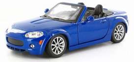 Mazda  - 2009 blue - 1:24 - Bburago - 22109b - bura22109b | The Diecast Company