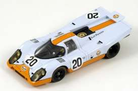 Porsche  - 1970 light blue/orange - 1:43 - Spark - s1969 - spas1969 | The Diecast Company
