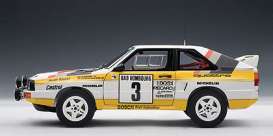 Audi  - 1984 yellow/white - 1:18 - AutoArt - 88502 - autoart88502 | The Diecast Company