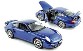 Porsche  - 2010 blue - 1:18 - Norev - 187621 - nor187621 | The Diecast Company