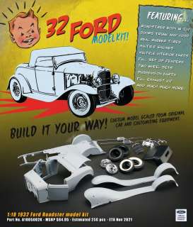 Ford  - Roadster Metal Modelkit 1932  - 1:18 - Acme Diecast - Acme1805002K | The Diecast Company