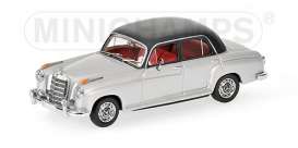 Mercedes Benz  - 1956 silver/black - 1:43 - Minichamps - 430033007 - mc430033007 | The Diecast Company