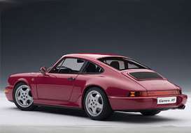 Porsche  - 1992 rubystone red - 1:18 - AutoArt - 77893 - autoart77893 | The Diecast Company