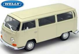 Volkswagen  - 1972 cream - 1:24 - Welly - 22472cr - welly22472cr | The Diecast Company