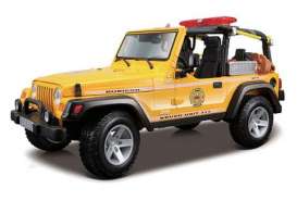 Jeep  - 2003 yellow - 1:18 - Maisto - 36115y - mai36115y | The Diecast Company