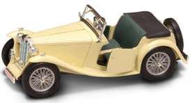 MG  - Midget 1947 cream - 1:18 - Lucky Diecast - 92468cr - ldc92468cr | The Diecast Company