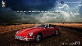 Jaguar  - 1971 red - 1:18 - Lucky Diecast - 92608r - ldc92608r | The Diecast Company