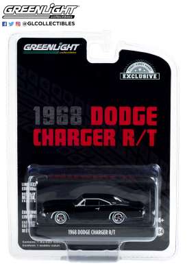 Dodge  - Charger R/T 1968 black - 1:64 - GreenLight - 44724 - gl44724 | The Diecast Company