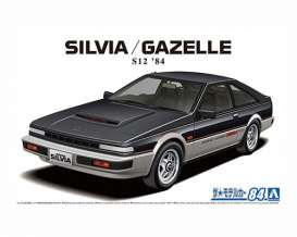 Nissan  - S12 Silvia Rurbo RS-X 1984  - 1:24 - Aoshima - 06229 - abk06229 | The Diecast Company