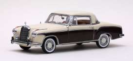 Mercedes Benz  - 1958 light ivory/red - 1:18 - SunStar - 3566 - sun3566 | The Diecast Company