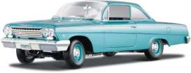 Chevrolet  - Bel Air 1962 turquoise - 1:18 - Maisto - 31641B - mai31641t | The Diecast Company