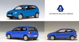 Volkswagen  - 2001 blue - 1:43 - AutoArt - 59763 - autoart59763 | The Diecast Company