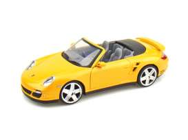 Porsche  - 2008 yellow - 1:24 - Motor Max - 73348y - mmax73348y | The Diecast Company