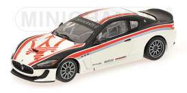 Maserati  - 2010 white - 1:43 - Minichamps - 400101201 - mc400101201 | The Diecast Company