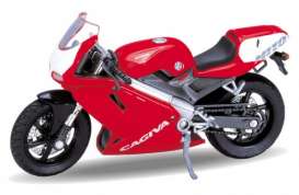 Cagiva  - red/white - 1:18 - Welly - 12163 - welly12163 | The Diecast Company