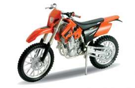 KTM  - 525 EXC orange - 1:18 - Welly - 12815 - welly12815 | The Diecast Company