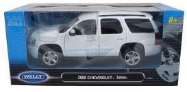 Chevrolet  - 2008 white - 1:24 - Welly - 22509w - welly22509w | The Diecast Company