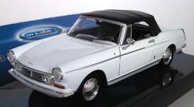 Peugeot  - 1963 white - 1:24 - Welly - 22494Hw - welly22494Hw | The Diecast Company