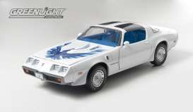 Pontiac  - 1980 white/blue - 1:18 - GreenLight - 50831 - gl50831 | The Diecast Company