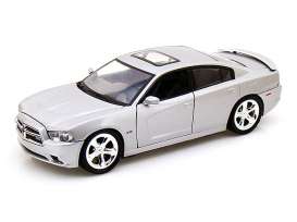 Dodge  - 2011 silver - 1:24 - Motor Max - 73354s - mmax73354s | The Diecast Company
