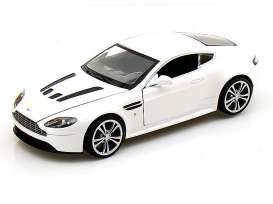 Aston Martin  - 2012 white - 1:24 - Motor Max - 73357w - mmax73357w | The Diecast Company