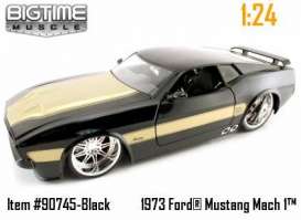 Ford  - 1973 black/gold - 1:24 - Jada Toys - 90745bk - jada90745bk | The Diecast Company
