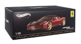 Ferrari  - 2012 red/gold - 1:18 - Hotwheels Elite - mvBCK12 - hwmvBCK12 | The Diecast Company