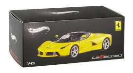 Ferrari  - 2013 yellow - 1:43 - Hotwheels Elite - mvBCT85 - hwmvBCT85 | The Diecast Company